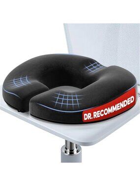 Donut Memory Foam Seat Cushion Tailbone Pain Relief Hemorrhoid Coccyx Pillow